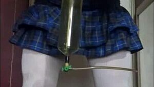 Amateur Crossdressing Bisexual Fills And Swallows