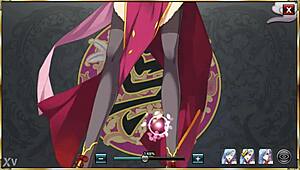 This gif from Shinrenki Musou Tenka Touitsu Den features Tei Po in hentai style