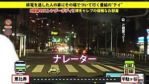 japanese amateurs with big shaved tits perform blowjobs