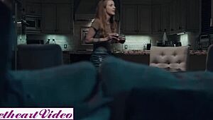 Karla Kush and Jill Kassidy scissoring at night