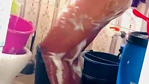 I record my stepmother showering in the bathroom
