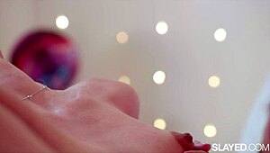 Aidra can't resist Avery's playtime