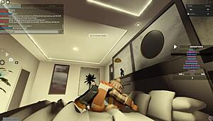 Teasing Blonde Gets Bent Over for Huge Cock Action