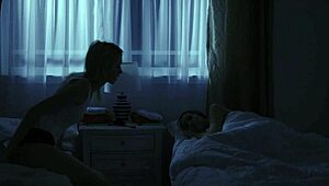 Young girl kisses and licks a mature woman in the showers of a university dormitory