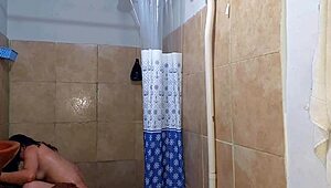 Husband Fucks Hot Babe in Shower