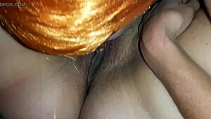 POV pussy licking and muff diving orgasm with a tan-skinned girl