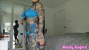 I’m obsessed with Melody Radford’s sheer micro bikini try-on