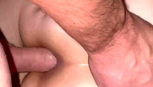 i fuck my wife's ass hard at home