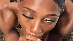 fit black college girl claims shacarri richardson ties, dildo play! 😍