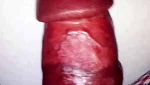 huge cock flashing got me wild, can't believe the size of this monster in my hands tonight