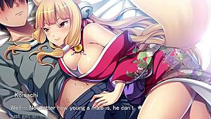 Ejaculation Time Play features fox girl in all sex scenes part 1