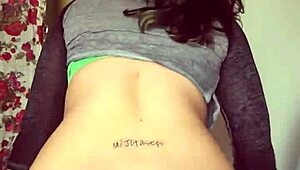 i saw this mexican latina twerking her big ass naked