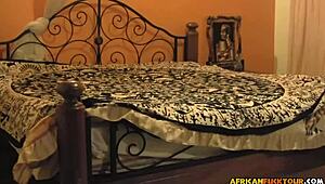 Interracial couple's hardcore homemade sex tape leaked from hotel.