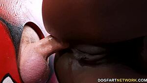 ana foxxx tasting a massive dick