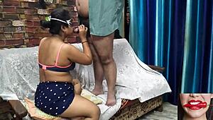 Indian student gets horny with black boyfriend in homemade assfucking scene