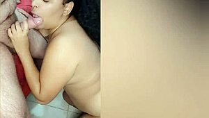 กินน้ำเงี่ยนตรงจากควยใหญ่ของบลอนด์ร้อน