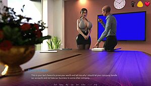 The Office: Mother-In-Law Seduces With Big Tits