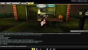 fucking a random guy turned into a wild daddy gangbang with sluts banging hard