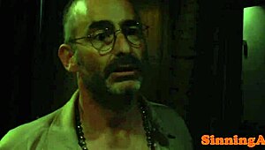 Femdom Forces Submissive to Lick Her Pussy in Bondage