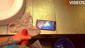 Hey, framed my girlfriend, stole her panties, and came inside! 😜