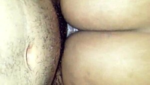 Late night ebony latina gets her wet pussy fucked pov with condom close-up