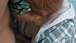 Boss fucks secretary doggy style and shoves cock in mouth!