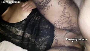 I sucked the married slut's pussy and fucked her hard in both holes