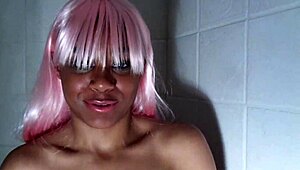 i humiliate this ebony bitch in racial play, her first time with n-word master