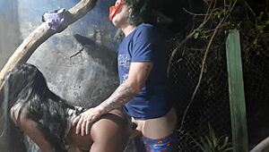 Spider-Man Fucks Young Girl at Halloween Party, Family Watches