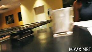 in this pov teen 18+ sex video, a horny slut licks balls. missionary fucking and sucking follow.