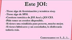 Sissy JOI with Feminization and Condom CEI