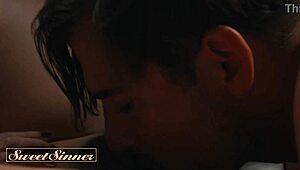 nathan throat-fucks his ex-gf harley hazes before stretching her pussy with his huge cock