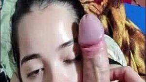 White Moon VIP Delivers Passionate Deepthroat Oral Before Bed!