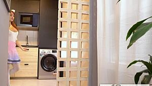 Marina Gold's Passionate Fingering Of Her Hairy Pussy