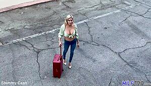 Hot blonde pussy slammed hard in Hollywood reality scene