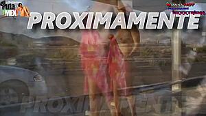 Walking naked in public, spreading my cheeks! Look at my bare ass, guys! 😜