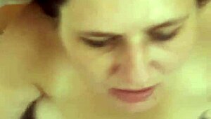 Intensely sucking his massive hard cock