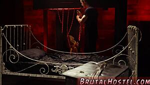 Tiny Jade endures grinding in hentai bondage