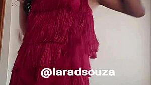Lara Dsouza, an Indian crossdresser, flaunts her active rear end