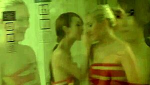 Wow, Two Hot Amateurs Fucked Hard in the Sauna!
