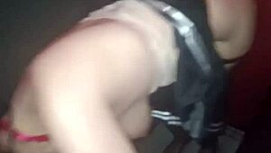 Curious couple explores sucking and banging strangers at a wild glory hole