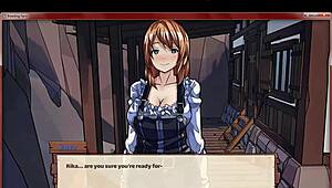 Blonde Slut Rides Cock Hard on Ranch in Breeding Farm Part 18