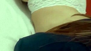 Young Latina Babe Waits For Her Dad