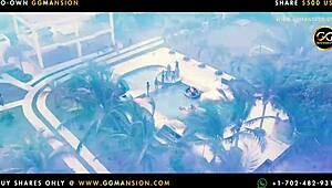 Bold Redhead In Bodysuit Gets Her Wet Pussy Licked By Latina Lesbian Partner At Ggmansion