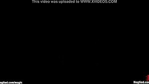 Lesbian bondage with gagging and spanking for punishment