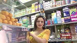 Latina Amateur Picked Up In Shop For Hardcore Deepthroat Casting Fuck