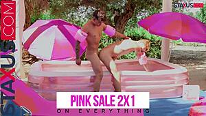 friend turns into fuck doll with monster cock in anal game