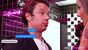 married couples tony rubino and mandy rhea bangin in club threesome