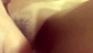 Exploring Sensations With A Large Purple Toy In A Tight Space