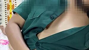 Thai Student’s Shaved Secret Exposed During Wild Creampie